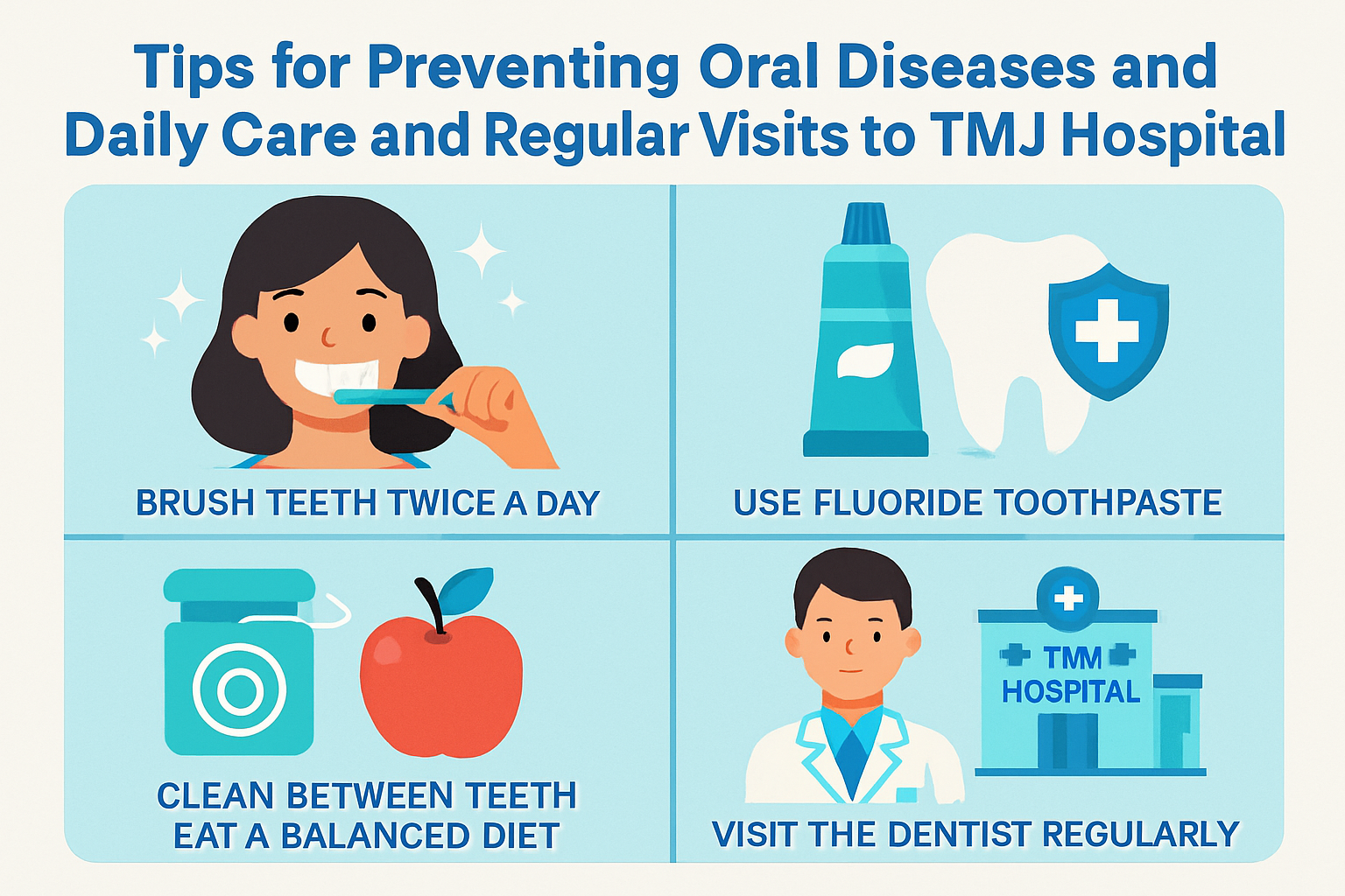 Tips for Preventing Oral Diseases and Daily Care and Regula | 턱관절 건강을 위한 최고의 솔루션 - 턱턱박사 공식 홈페이지